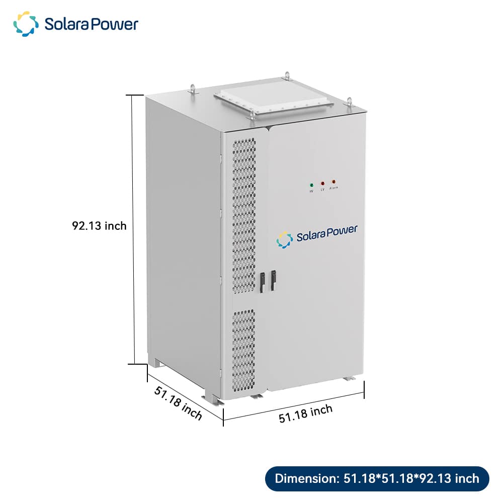 372 kWh Battery Cabinet Dimensions