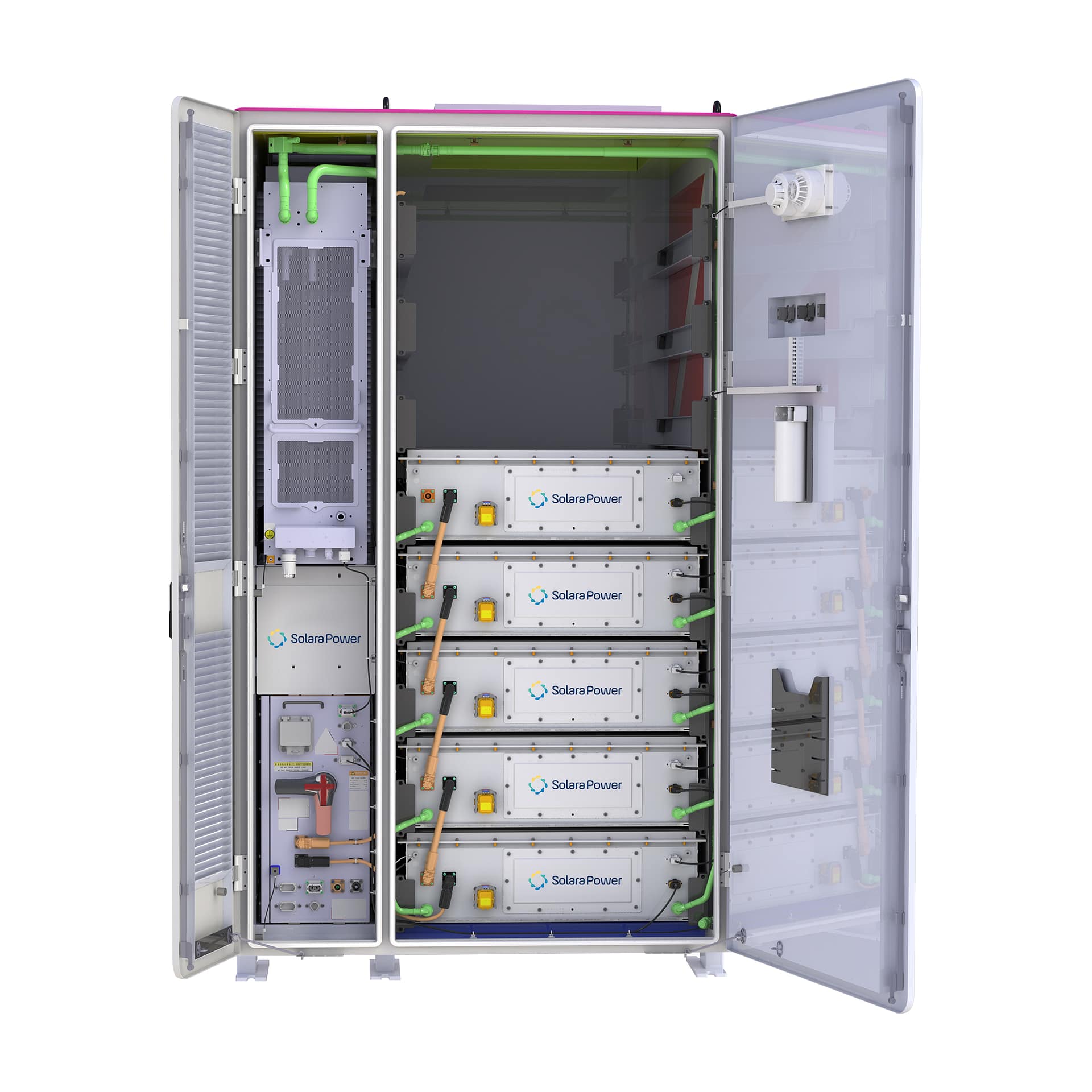 372 kWh Battery Cabinet Inside